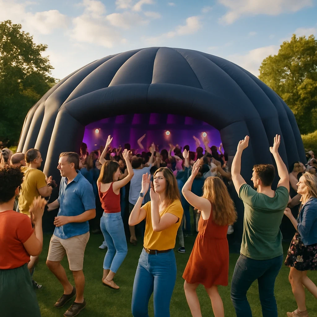 Dlaczego warto wybrać dmuchane namioty imprezowe na eventy plenerowe?